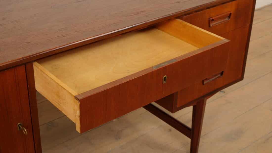 Vintage Bureau Deens Teak Mid Century