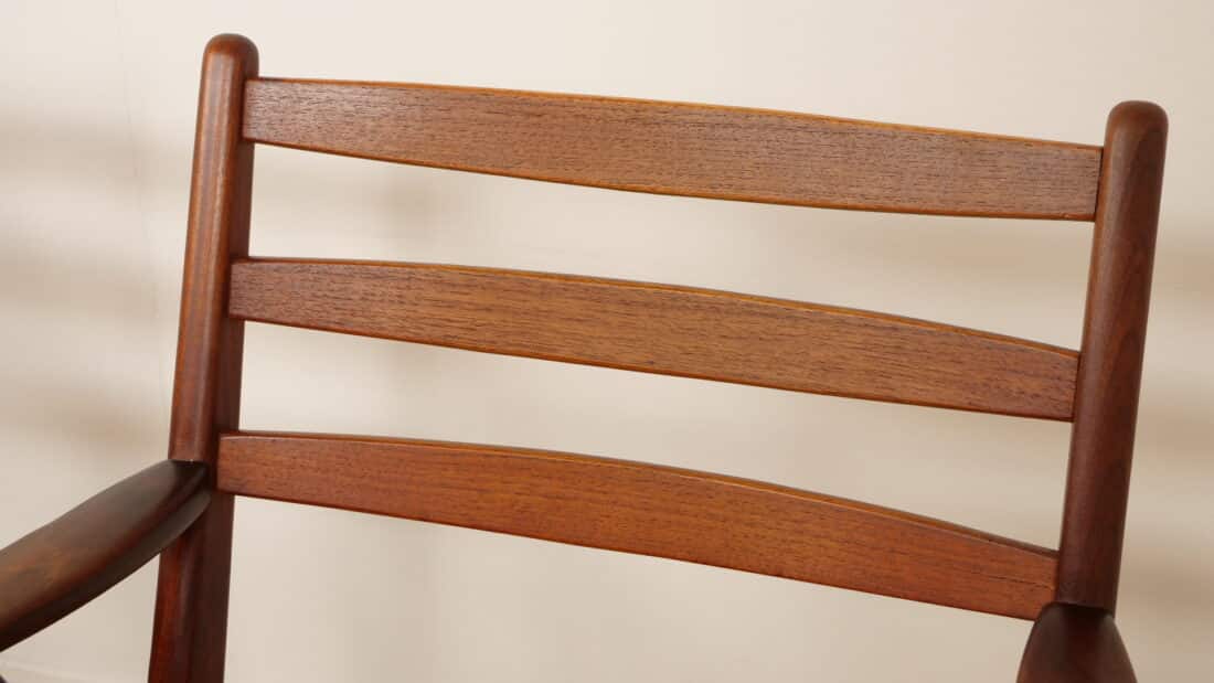 Set Van 4 Deense Teakhouten Eetkamerstoelen 1960s
