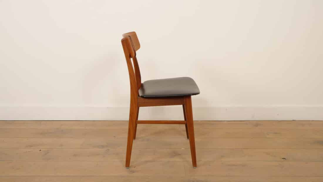Vintage Eetkamerstoel Deens Teak