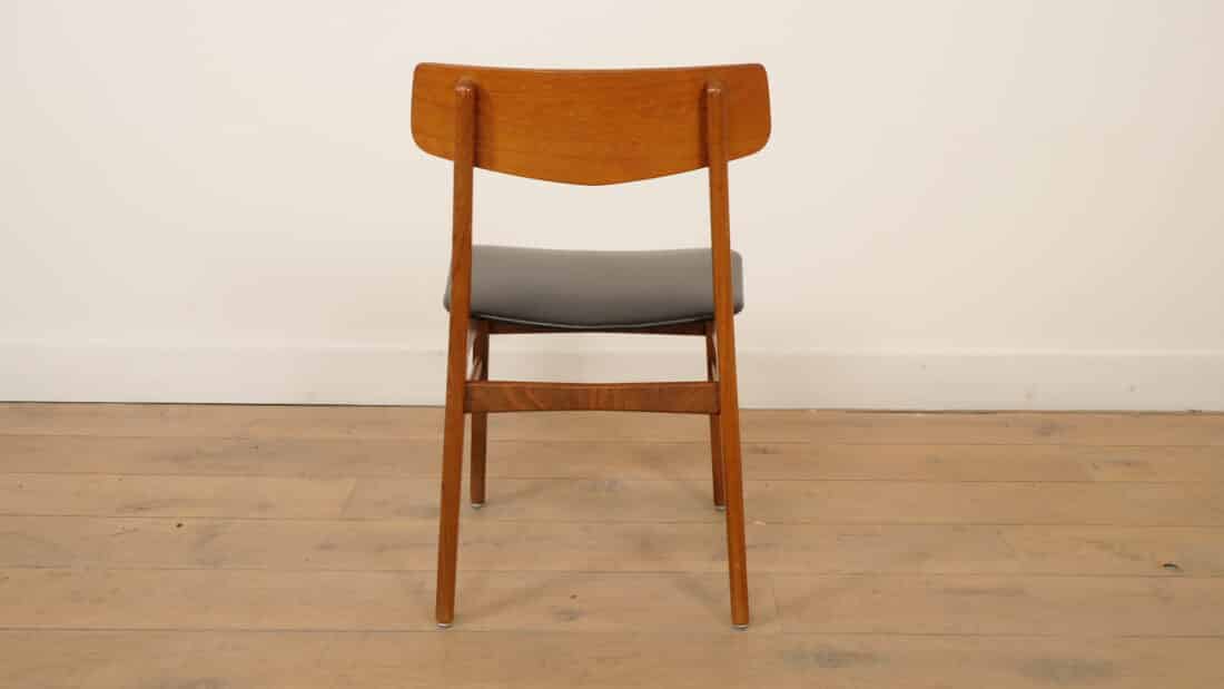Vintage Eetkamerstoel Deens Teak