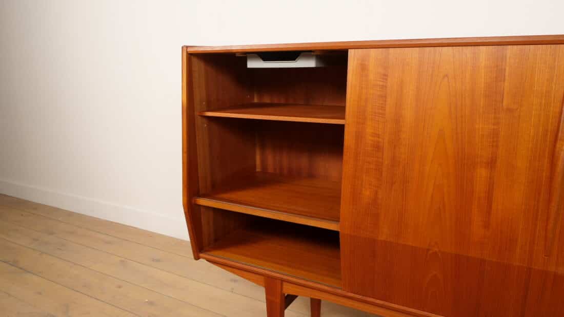 Vintage Highboard Wandkast Teak 1960s
