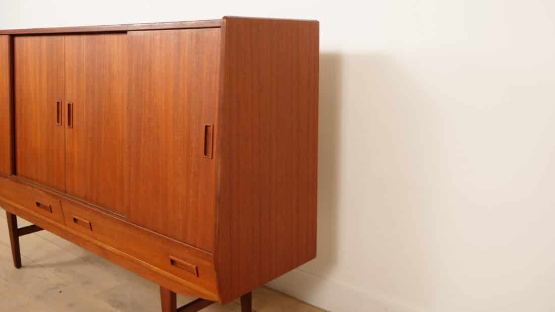Vintage Highboard Wandkast Teak 180 Cm Vintage Highboard Wandkast Teak 180 Cm