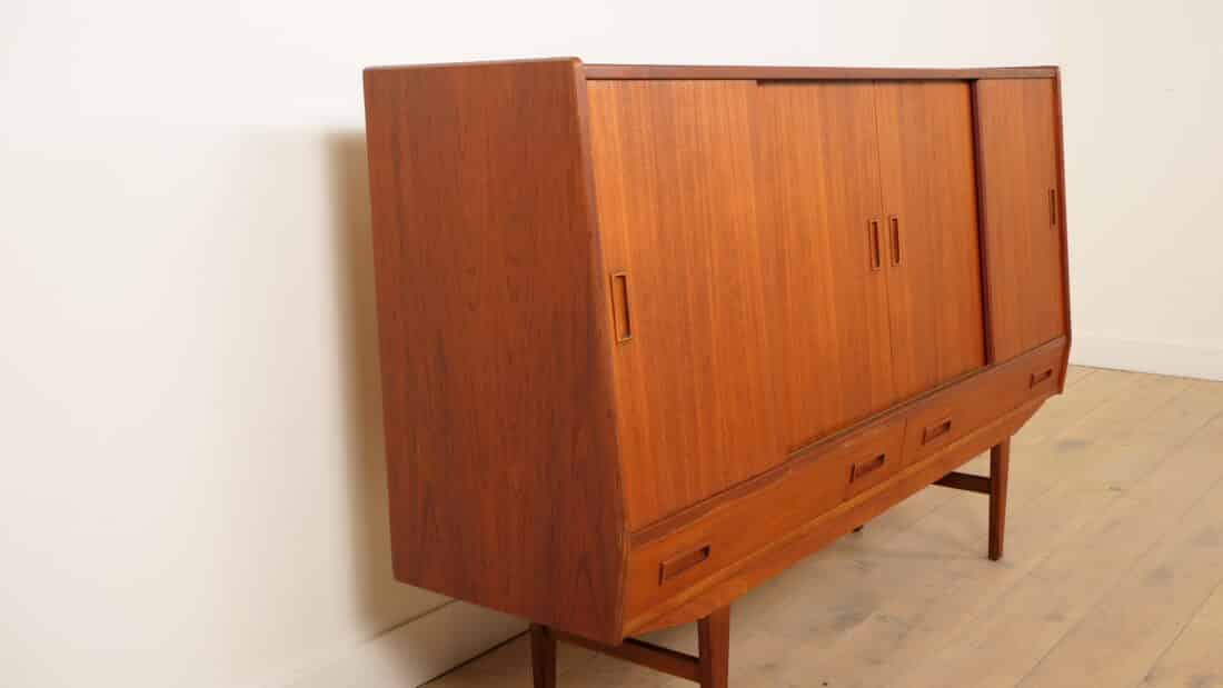 Vintage Highboard Wandkast Teak 180 Cm Vintage Highboard Wandkast Teak 180 Cm