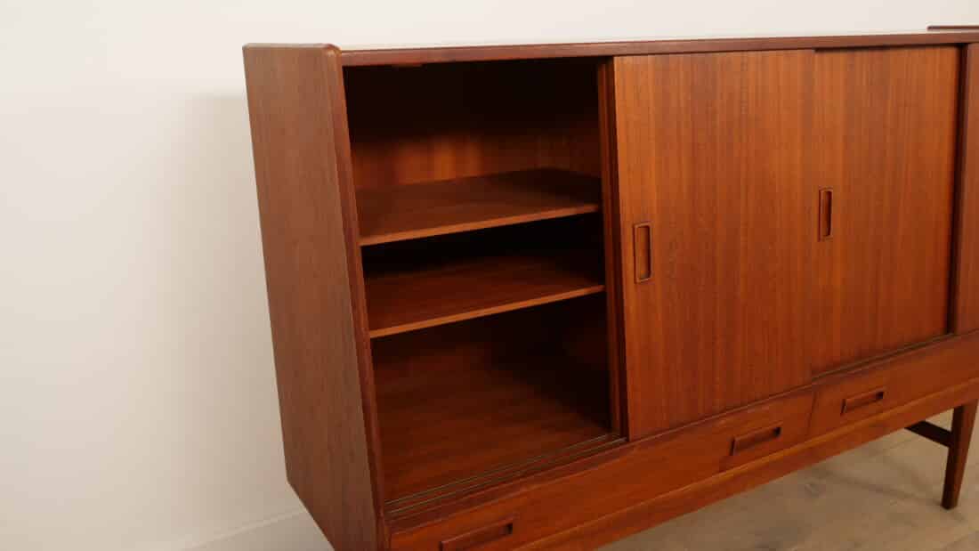 Vintage Highboard Wandkast Teak 180 Cm Vintage Highboard Wandkast Teak 180 Cm