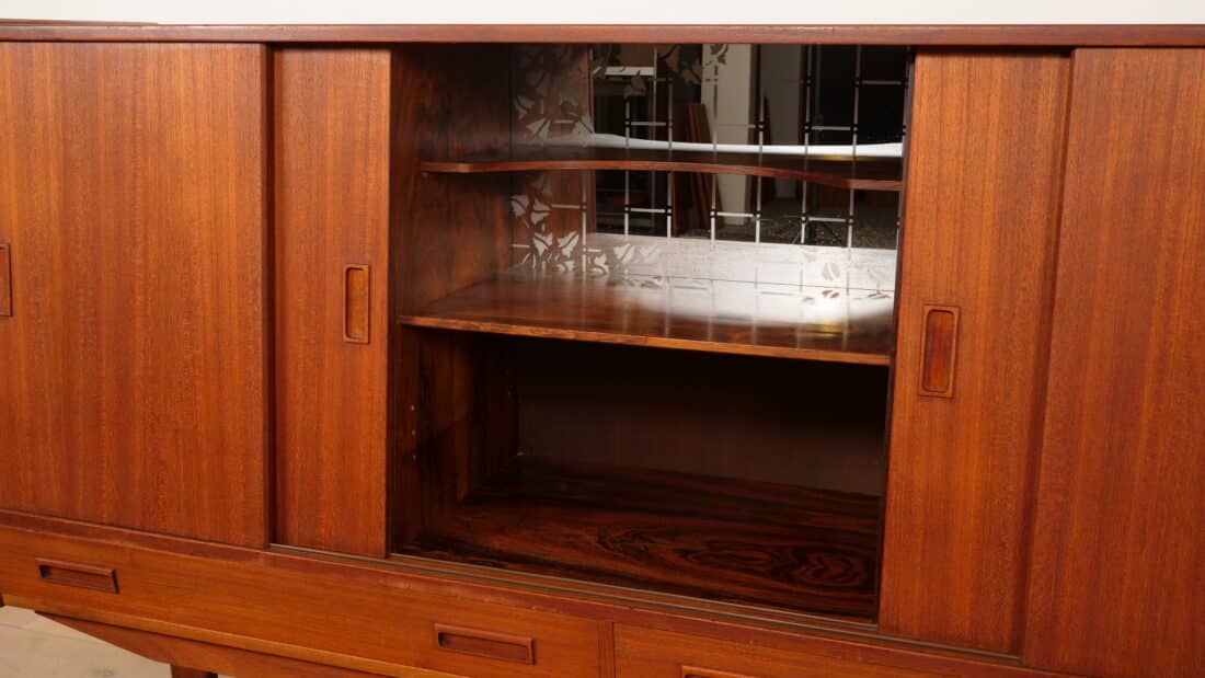 Vintage Highboard Wandkast Teak 180 Cm Vintage Highboard Wandkast Teak 180 Cm