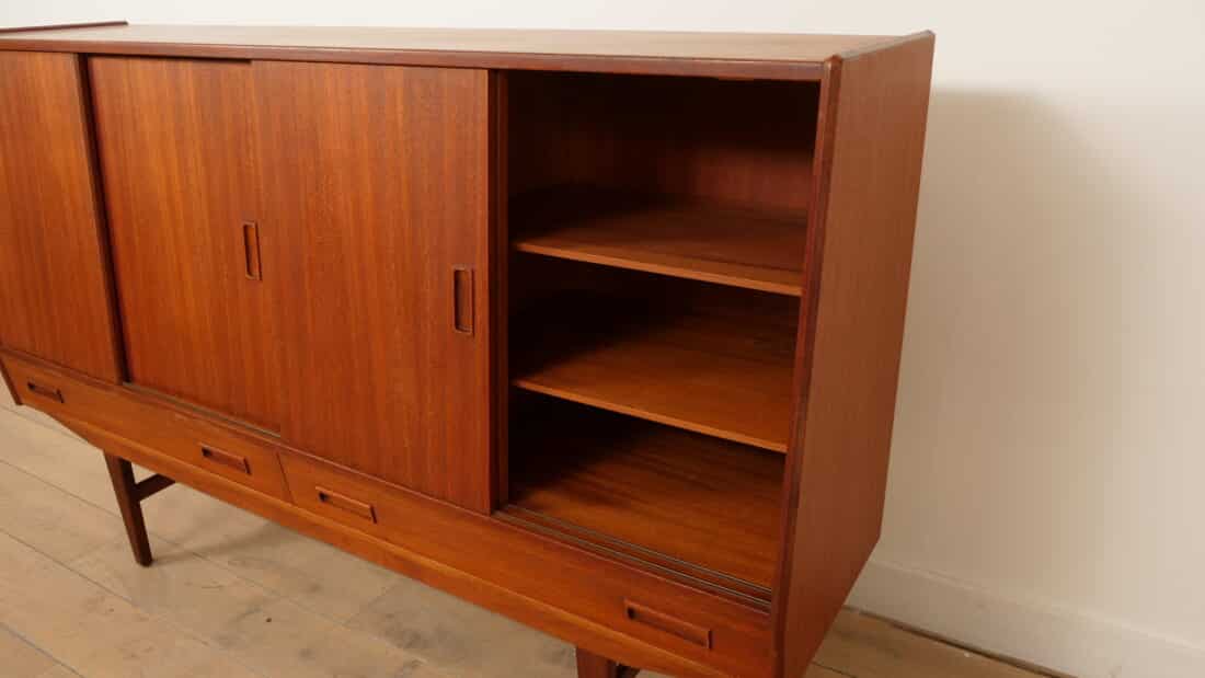 Vintage Highboard Wandkast Teak 180 Cm Vintage Highboard Wandkast Teak 180 Cm