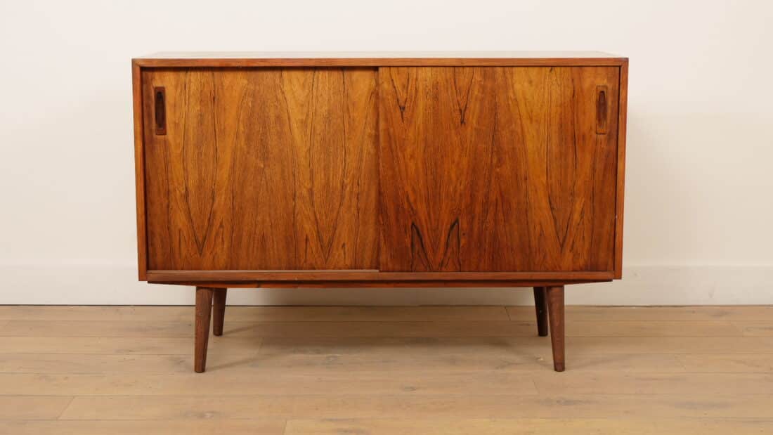 Vintage Dressoir Palissander Schuifdeuren