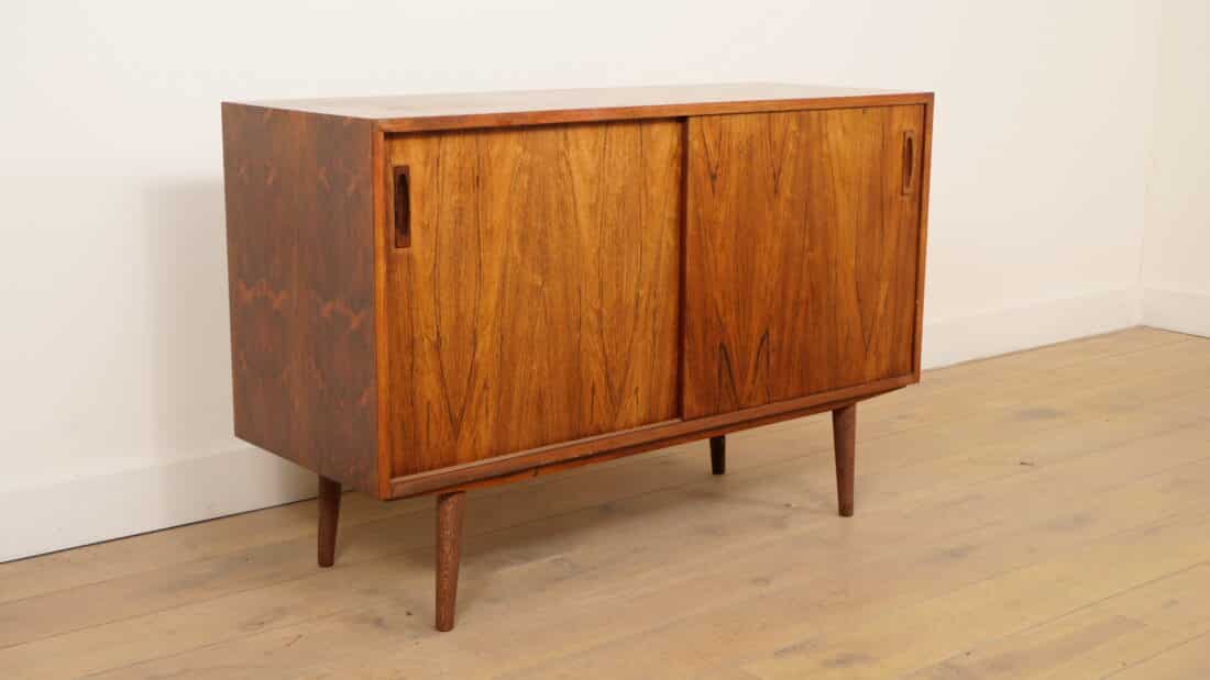 Vintage Dressoir Palissander Schuifdeuren