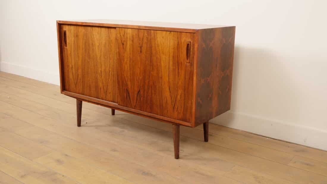 Vintage Dressoir Palissander Schuifdeuren