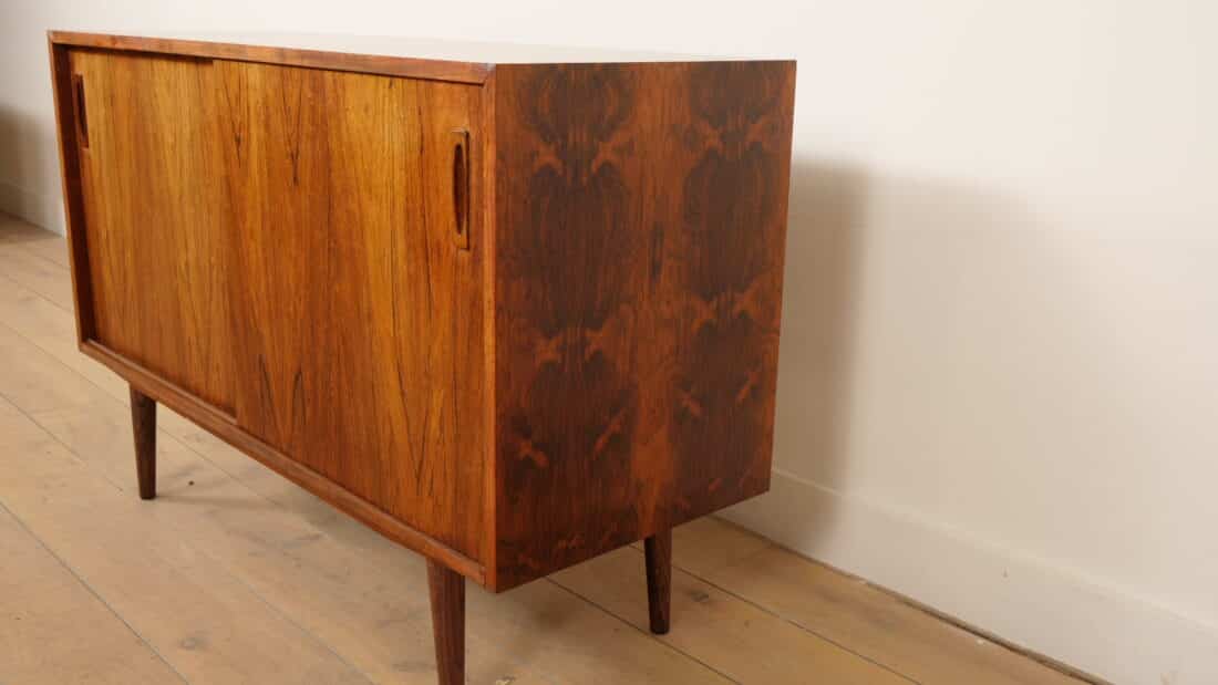 Vintage Dressoir Palissander Schuifdeuren