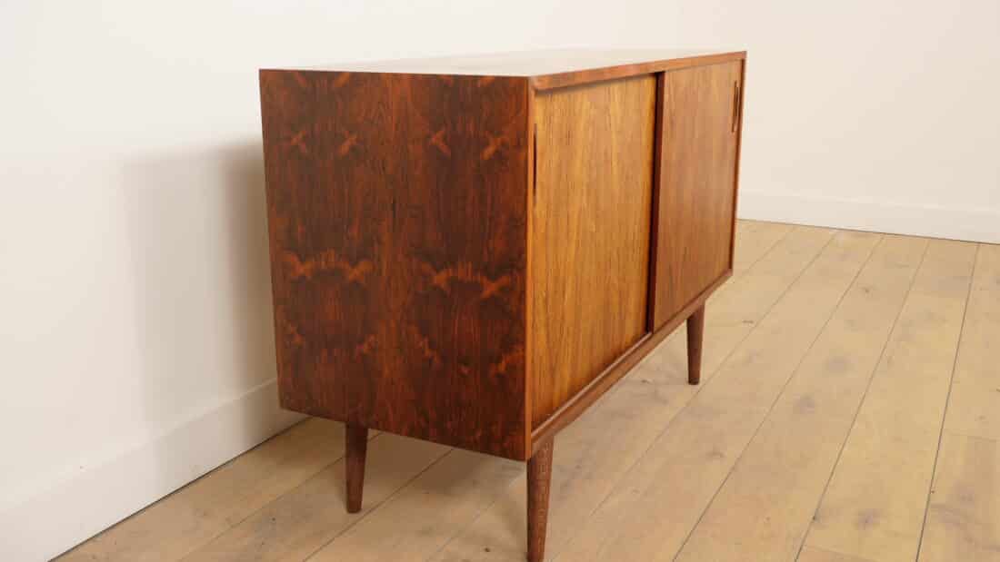 Vintage Dressoir Palissander Schuifdeuren