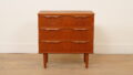 Vintage ladekast | 3 lades | Teak