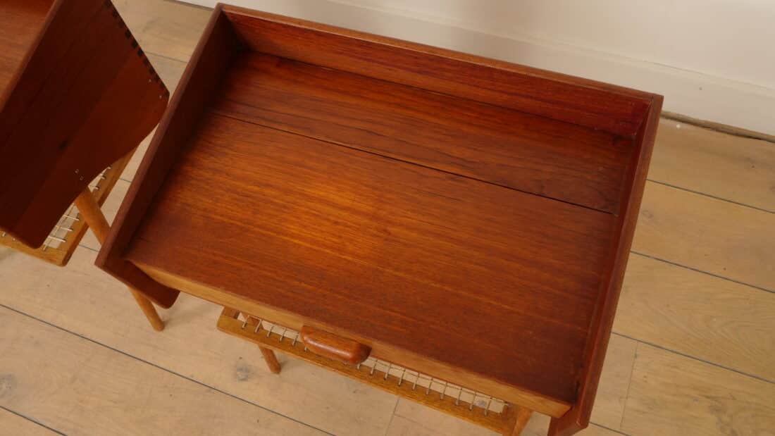 Set Deense Vintage Nachtkastjes Teak Amp Eiken Vintage Set Deense Vintage Nachtkastjes Teak Amp Eiken Vintage