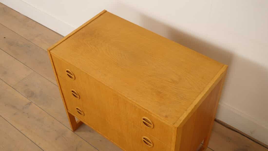 Vintage Ladekast 3 Lades Arne Wahl Iversen Eiken Vintage Ladekast 3 Lades Arne Wahl Iversen Eiken