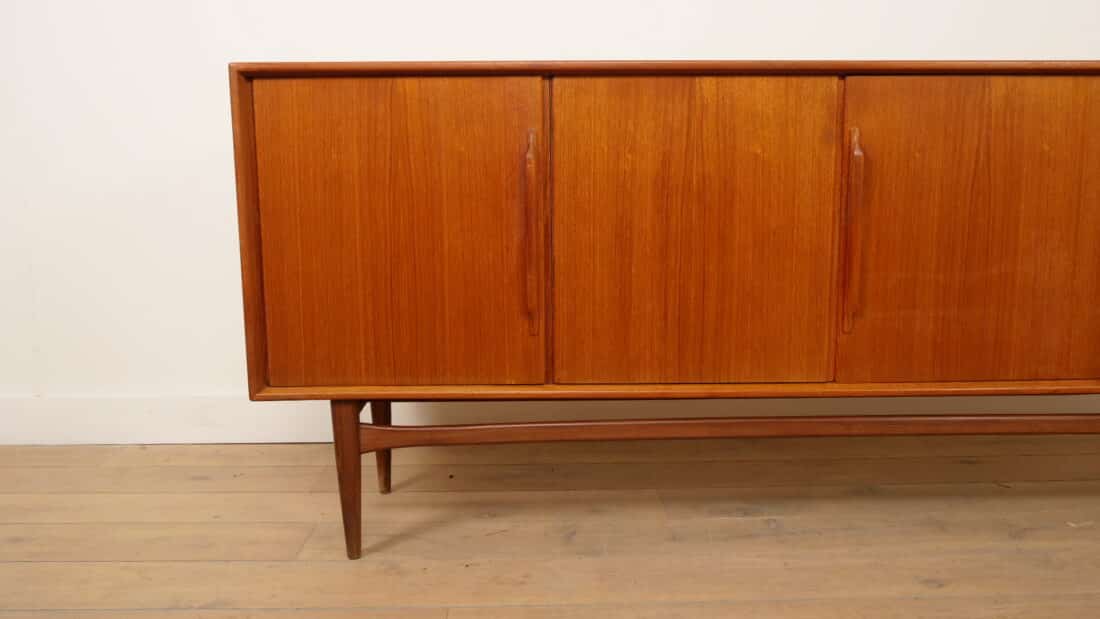 Vintage Dressoir Heinrich Riestenpatt Teak 225 Cm