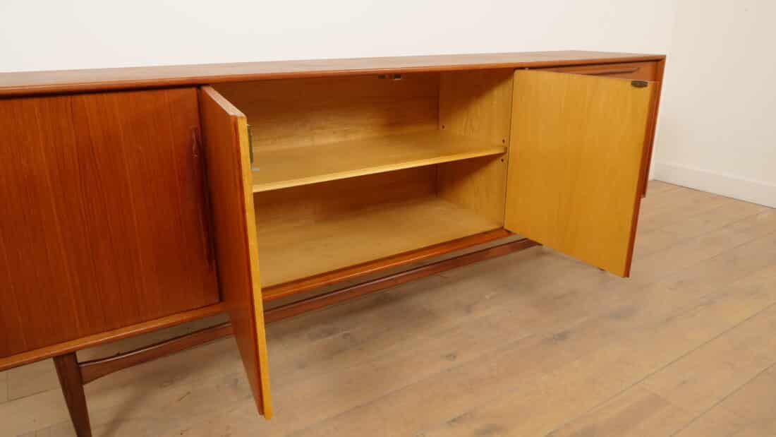Vintage Dressoir Heinrich Riestenpatt Teak 225 Cm