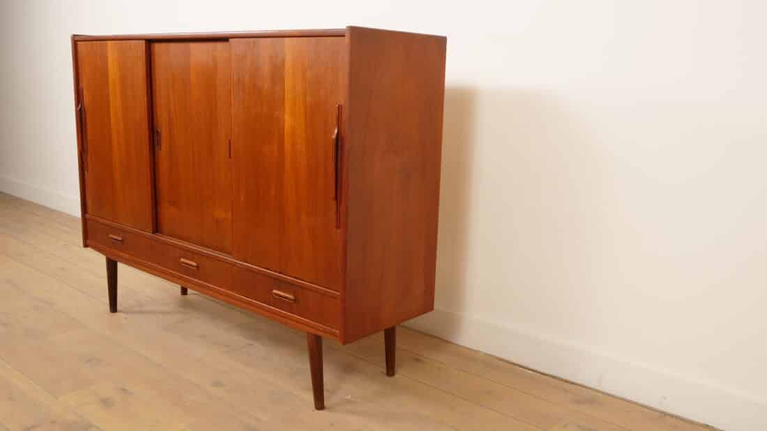 Vintage Highboard Wandkast Teak 154 Cm Vintage Highboard Wandkast Teak 154 Cm