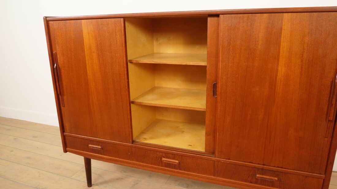 Vintage Highboard Wandkast Teak 154 Cm Vintage Highboard Wandkast Teak 154 Cm