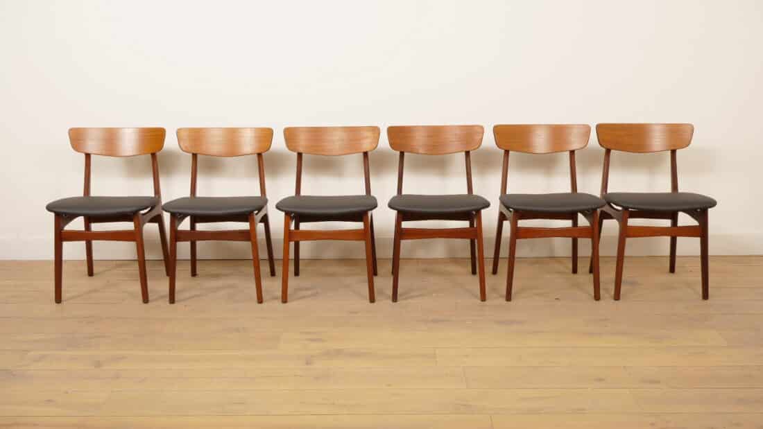 Trp Post Container Data Trp Post Id 26835 6 x Schinning Amp Elgaard teak dining chairs, reupholstered Trp Post Container