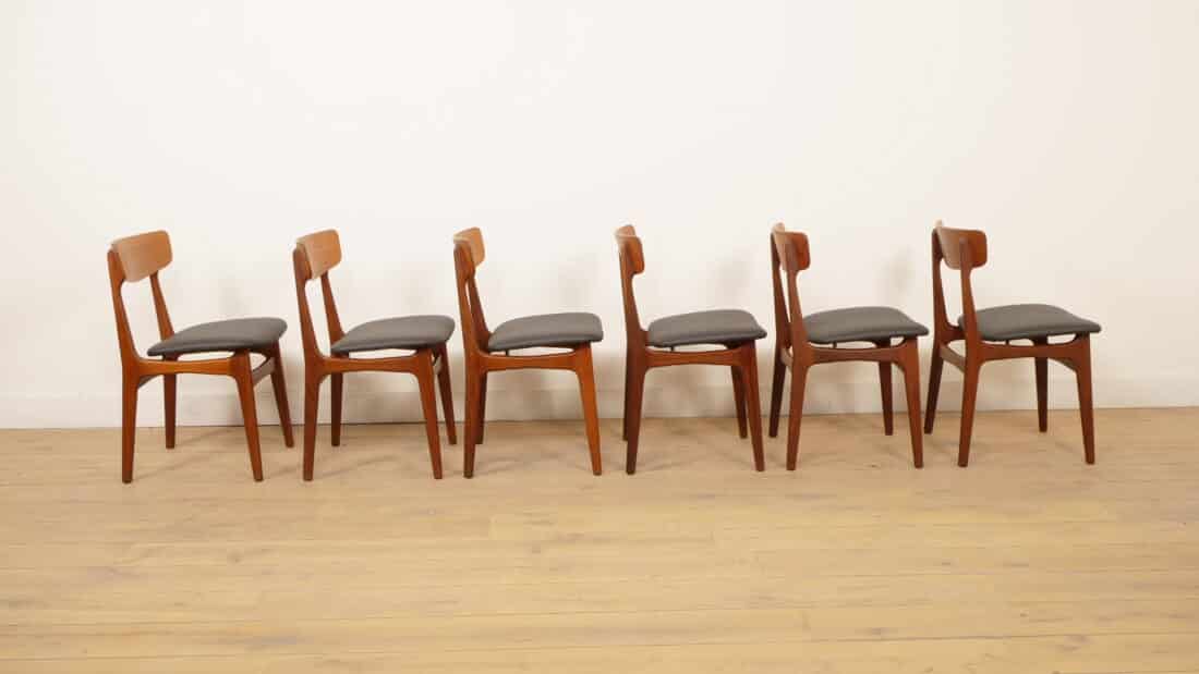 Trp Post Container Data Trp Post Id 26835 6 x Schinning Amp Elgaard teak dining chairs, reupholstered Trp Post Container