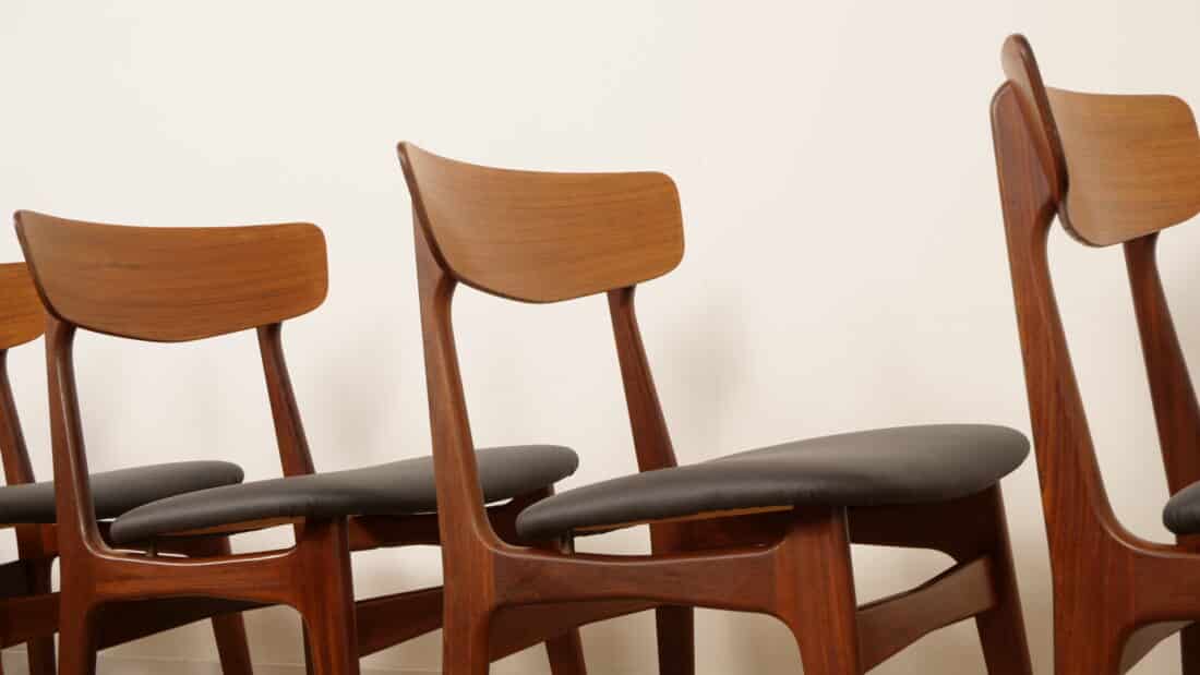 Trp Post Container Data Trp Post Id 26835 6 x Schinning Amp Elgaard teak dining chairs, reupholstered Trp Post Container