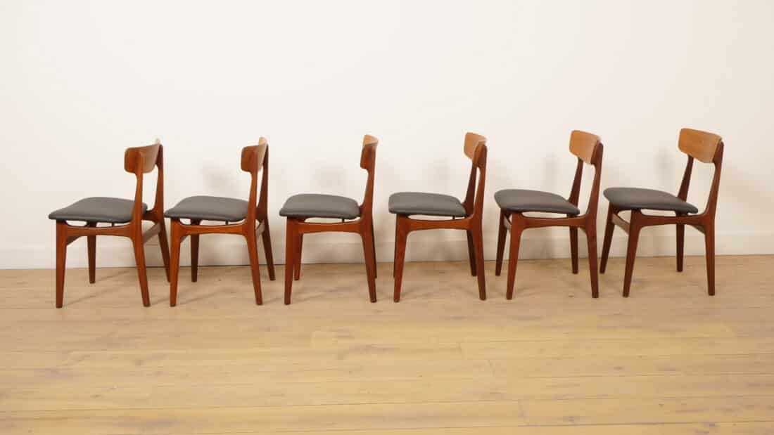 Trp Post Container Data Trp Post Id 26835 6 x Schinning Amp Elgaard teak dining chairs, reupholstered Trp Post Container
