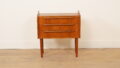 Vintage ladekast | 3 lades | Nachtkastje | Teak