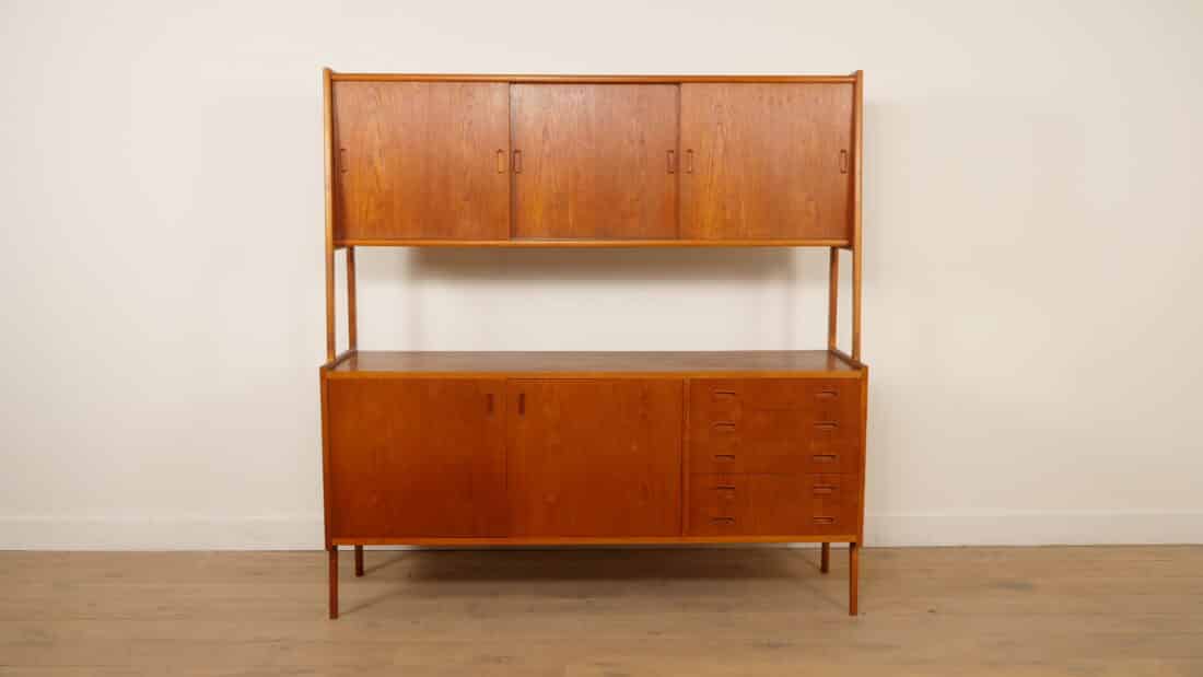 Vintage Highboard Wandkast Teak 175 Cm