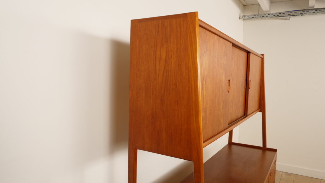 Vintage Highboard Wandkast Teak 175 Cm