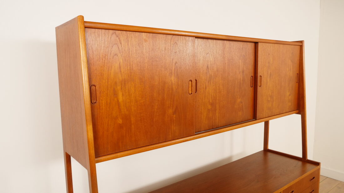 Vintage Highboard Wandkast Teak 175 Cm