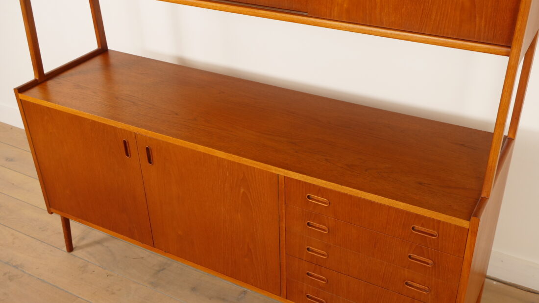 Vintage Highboard Wandkast Teak 175 Cm