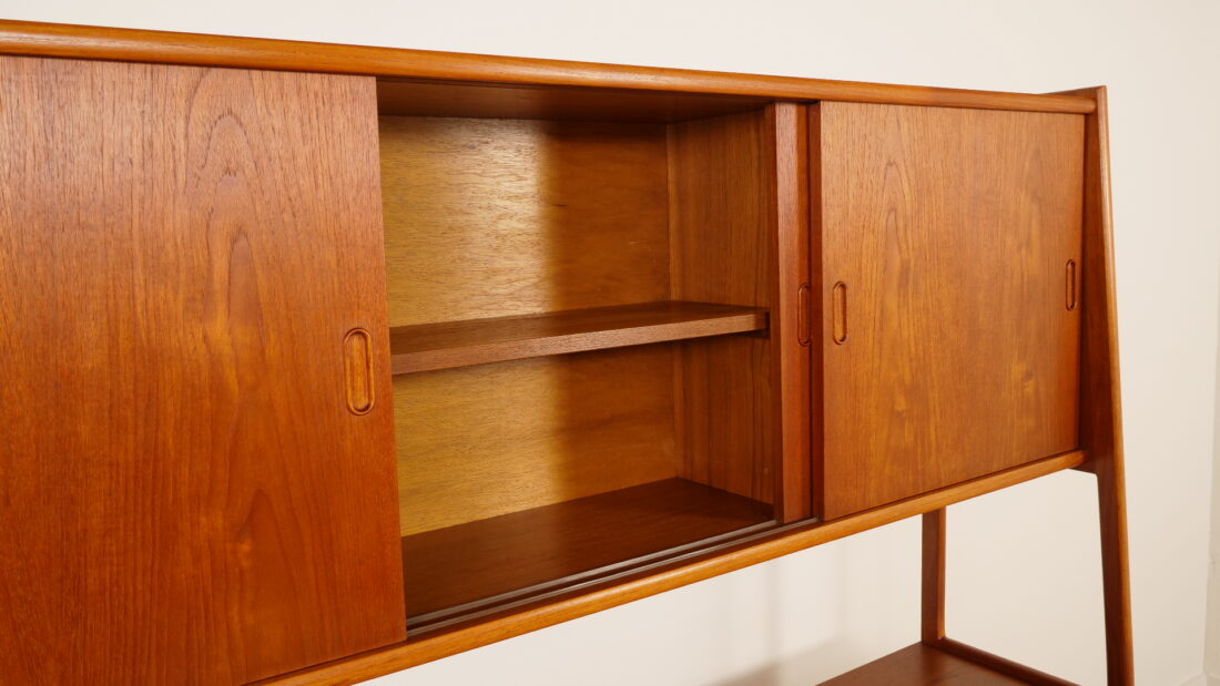 Vintage Highboard Wandkast Teak 175 Cm