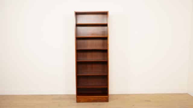Smalle Vintage Boekenkast Palissander Hundevad Voor Omann Jun
