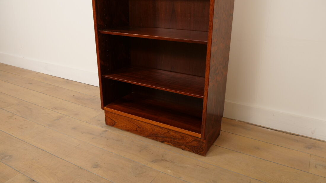 Smalle Vintage Boekenkast Palissander Hundevad Voor Omann Jun