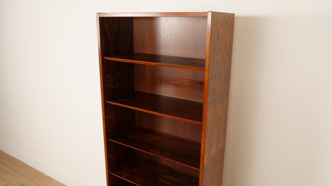 Smalle Vintage Boekenkast Palissander Hundevad Voor Omann Jun
