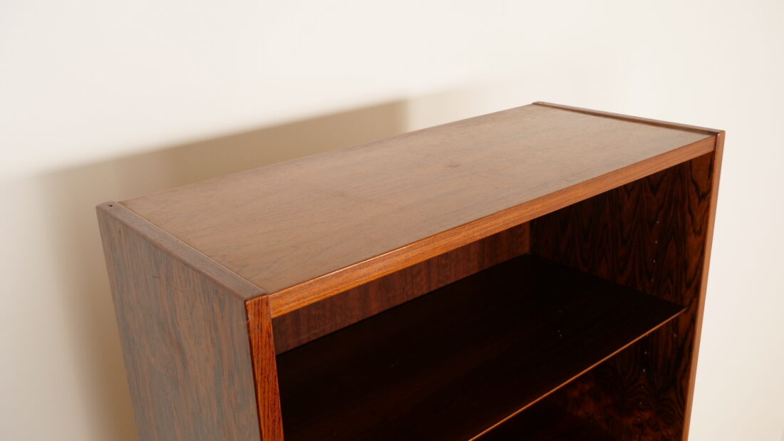 Smalle Vintage Boekenkast Palissander Hundevad Voor Omann Jun