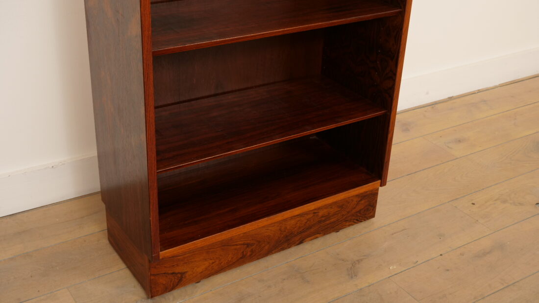 Smalle Vintage Boekenkast Palissander Hundevad Voor Omann Jun