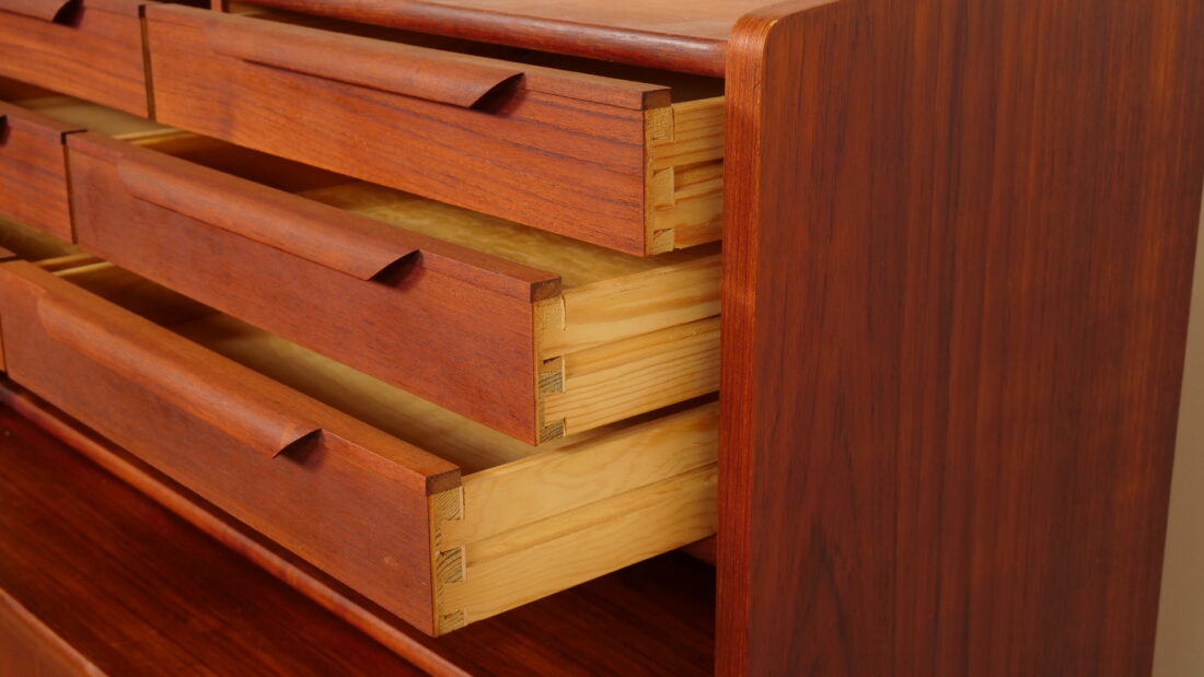 Vintage Secretaire Teak 90 Cm Deens Design Vintage Secretaire Teak 90 Cm Deens Design