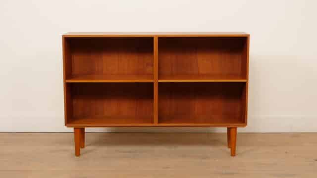 Vintage Boekenkast Teak 116 Cm