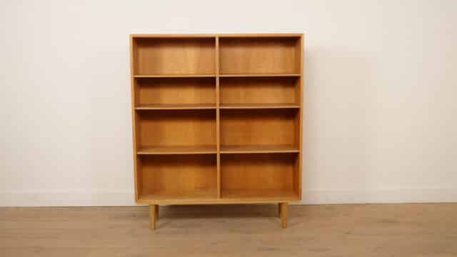 Vintage Boekenkast Eiken Omann Jun