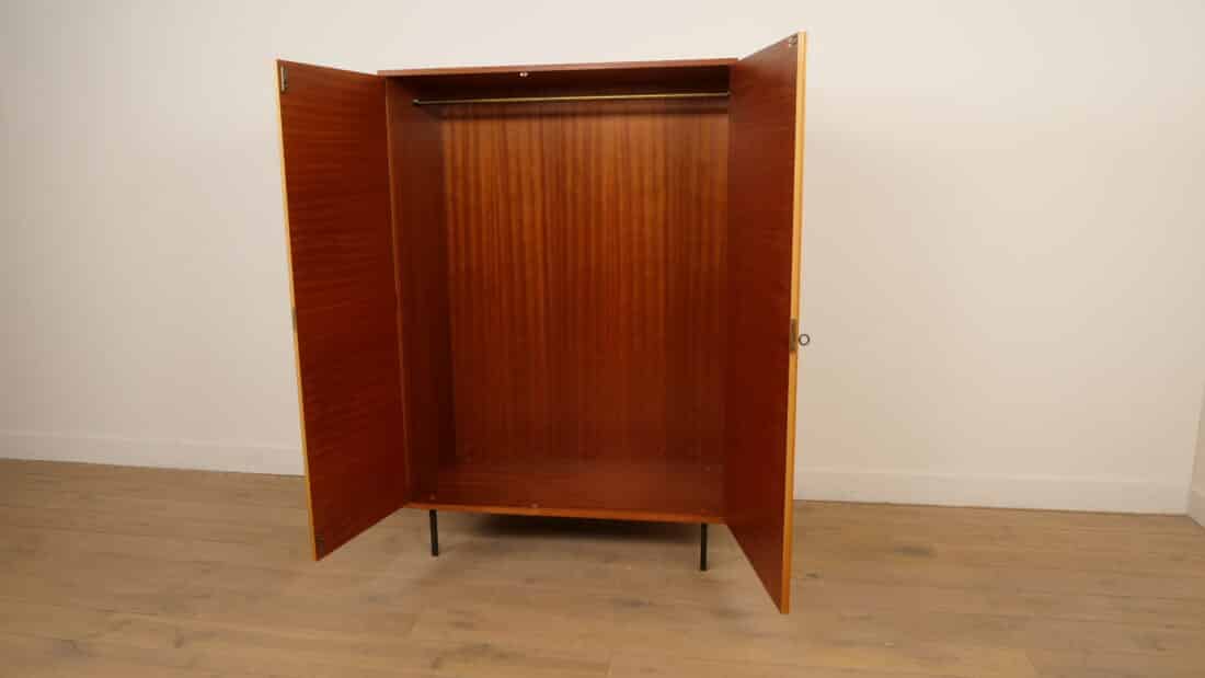 Vintage Kledingkast Teak Hangkleding Vintage Kledingkast Teak Hangkleding