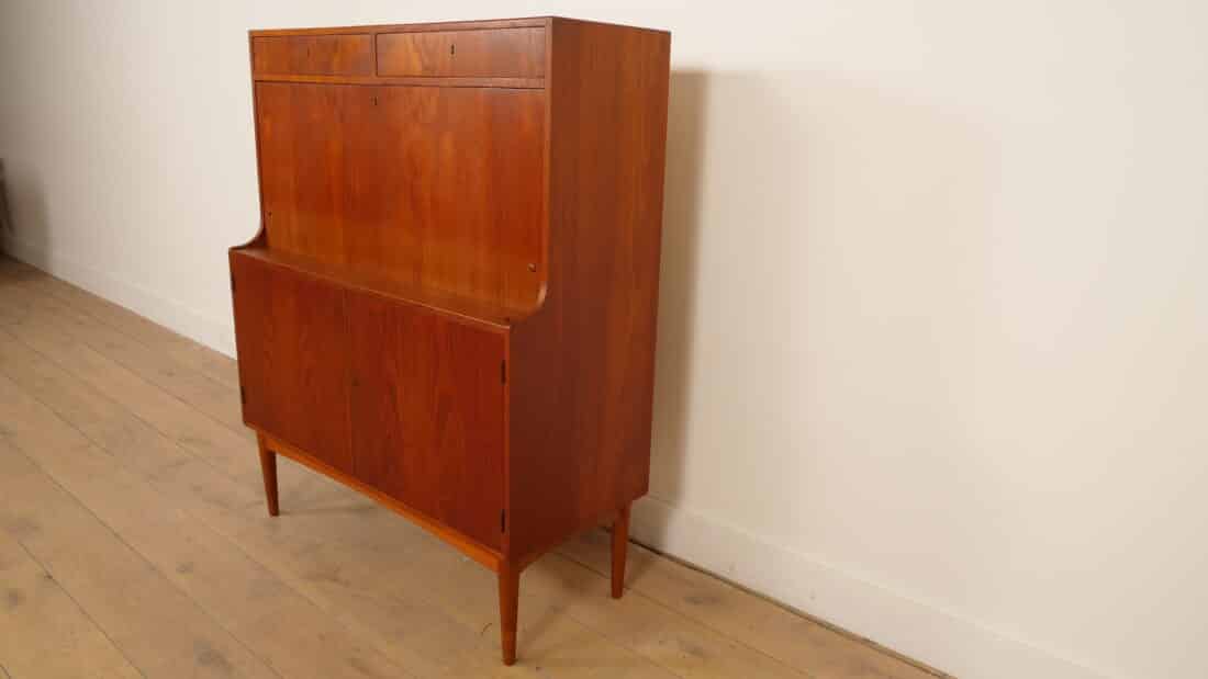 Vintage Barkast Teak Deens Design H P Hansen 1960s Vintage Barkast Teak Deens Design H P Hansen 1960s