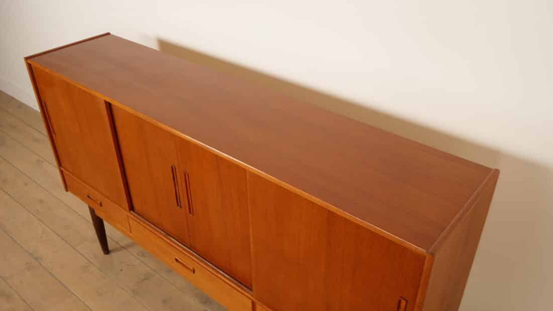 Vintage Highboard Wandkast Teak 195 Cm Vintage Highboard Wandkast Teak 195 Cm