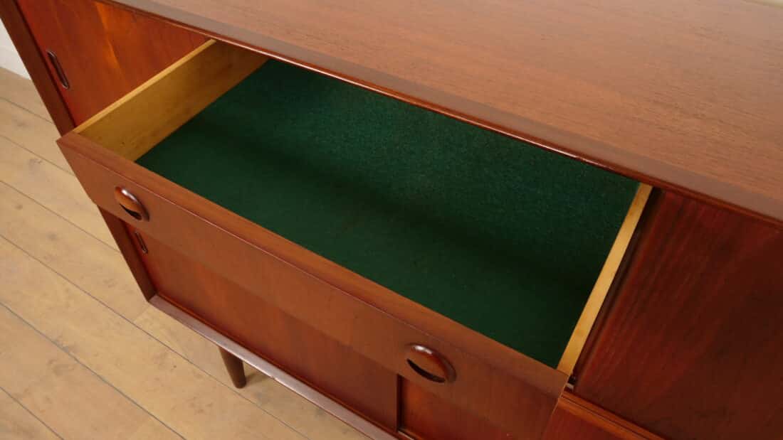 Vintage Highboard Met Bar Wandkast Teak 154 Cm Vintage Highboard Met Bar Wandkast Teak 154 Cm