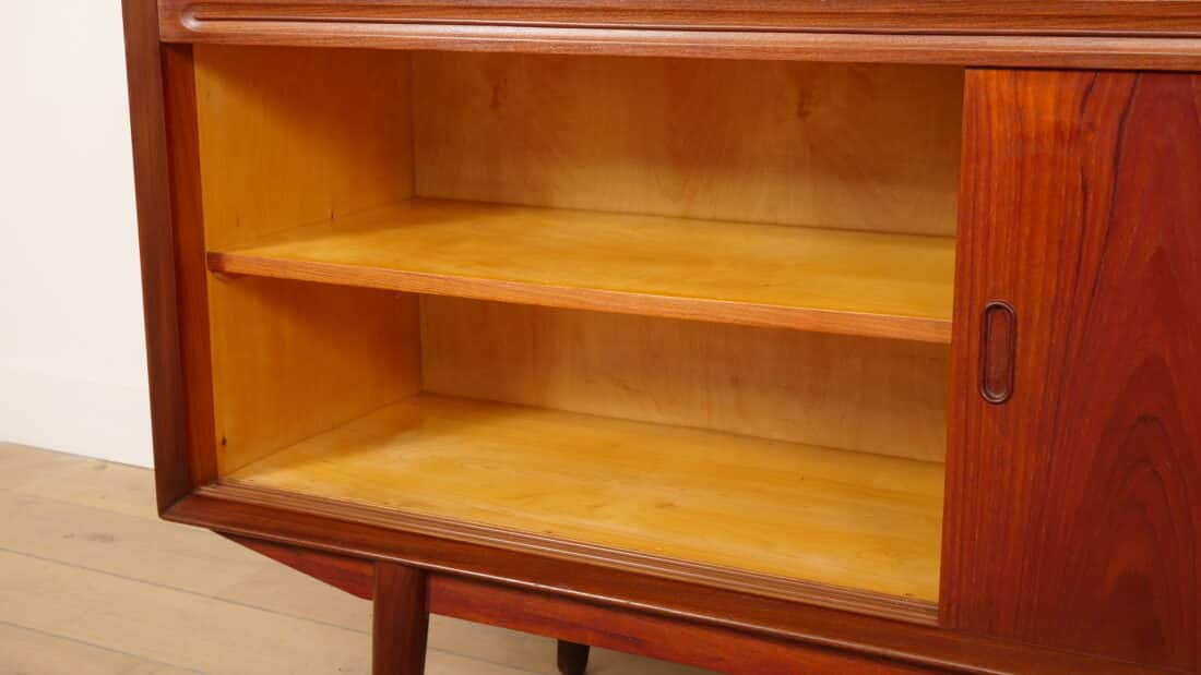 Vintage Highboard Met Bar Wandkast Teak 154 Cm Vintage Highboard Met Bar Wandkast Teak 154 Cm