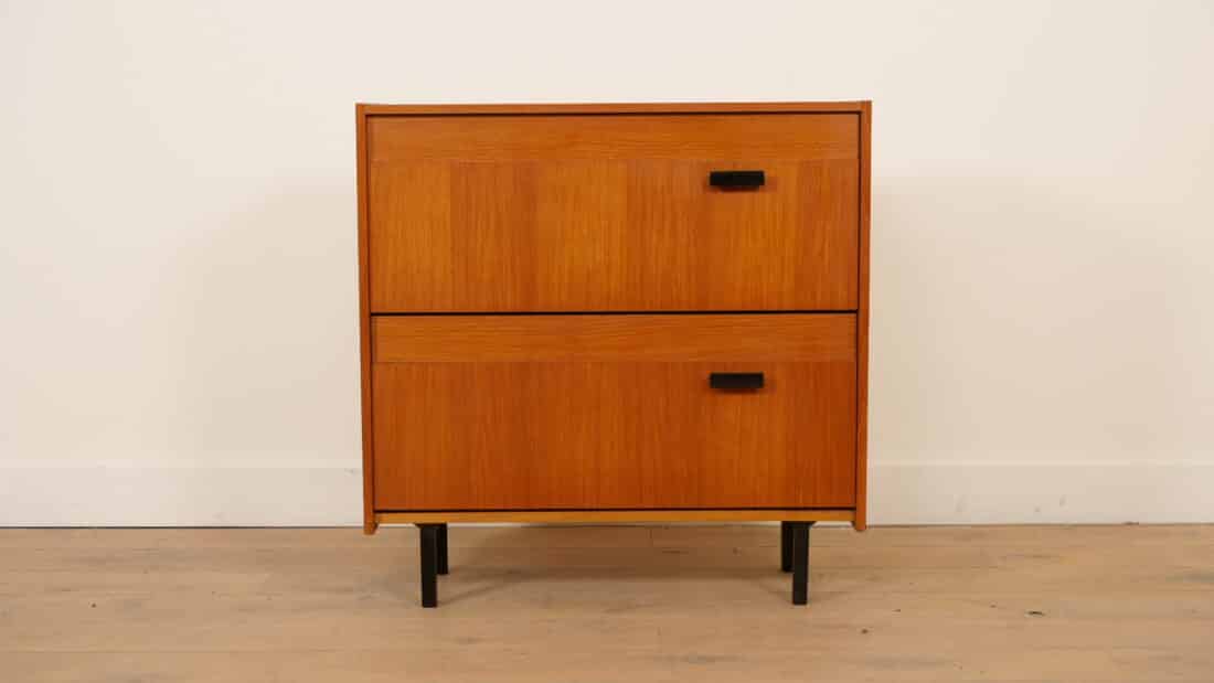 Vintage Schoenenkast Teak 1960s Vintage Schoenenkast Teak 1960s