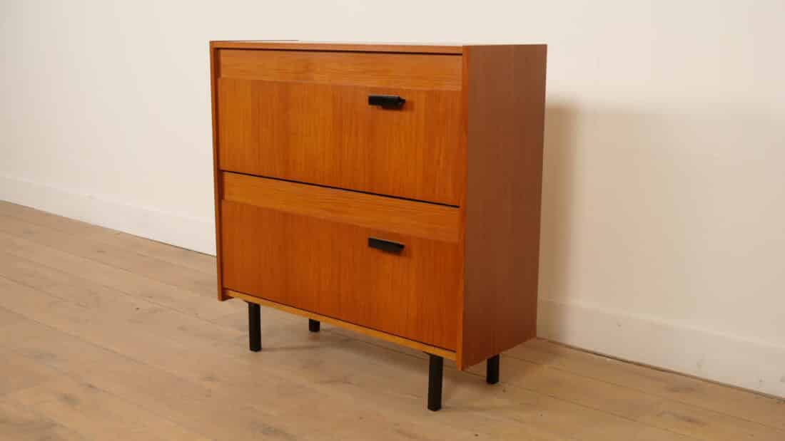 Vintage Schoenenkast Teak 1960s Vintage Schoenenkast Teak 1960s