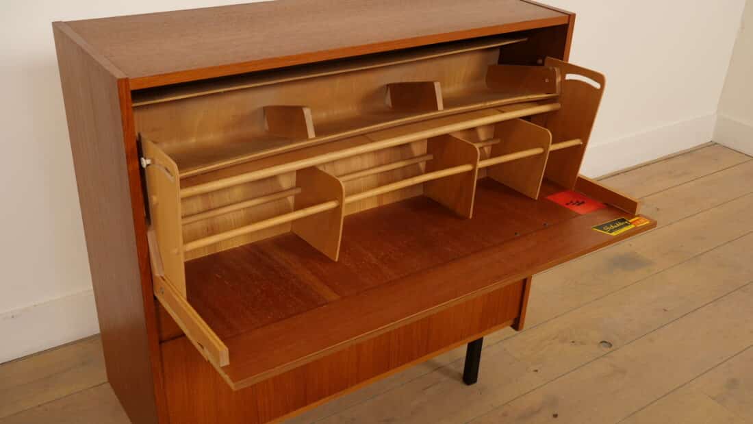 Vintage Schoenenkast Teak 1960s Vintage Schoenenkast Teak 1960s