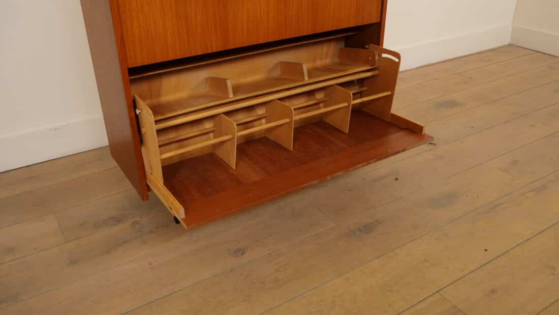 Vintage Schoenenkast Teak 1960s Vintage Schoenenkast Teak 1960s