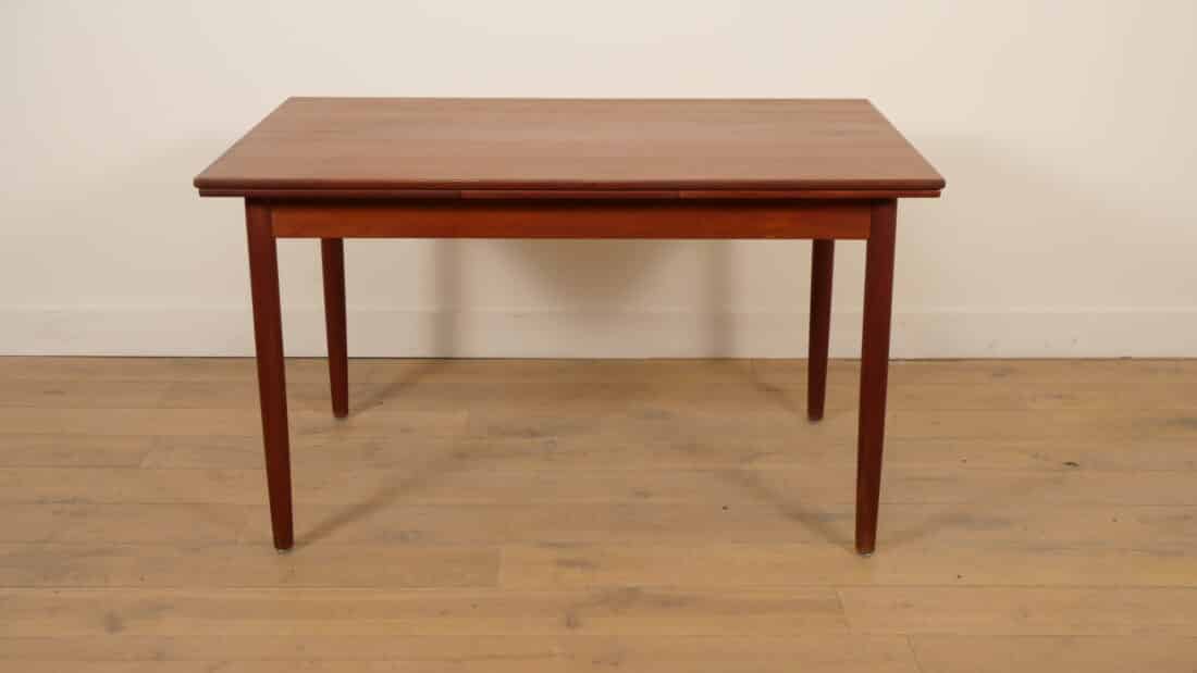 Vintage Eettafel Teak Uitschuifbaar 130 Cm Vintage Eettafel Teak Uitschuifbaar 130 Cm